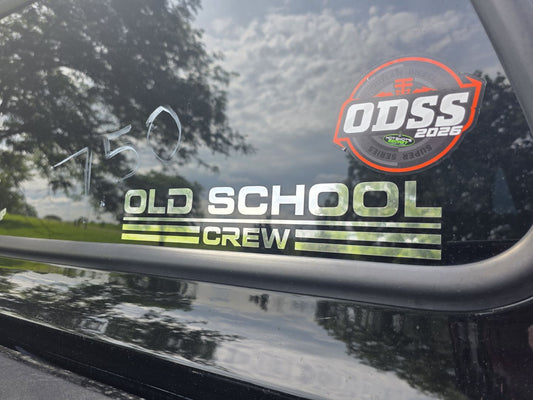 Old School Crew NEW Decals